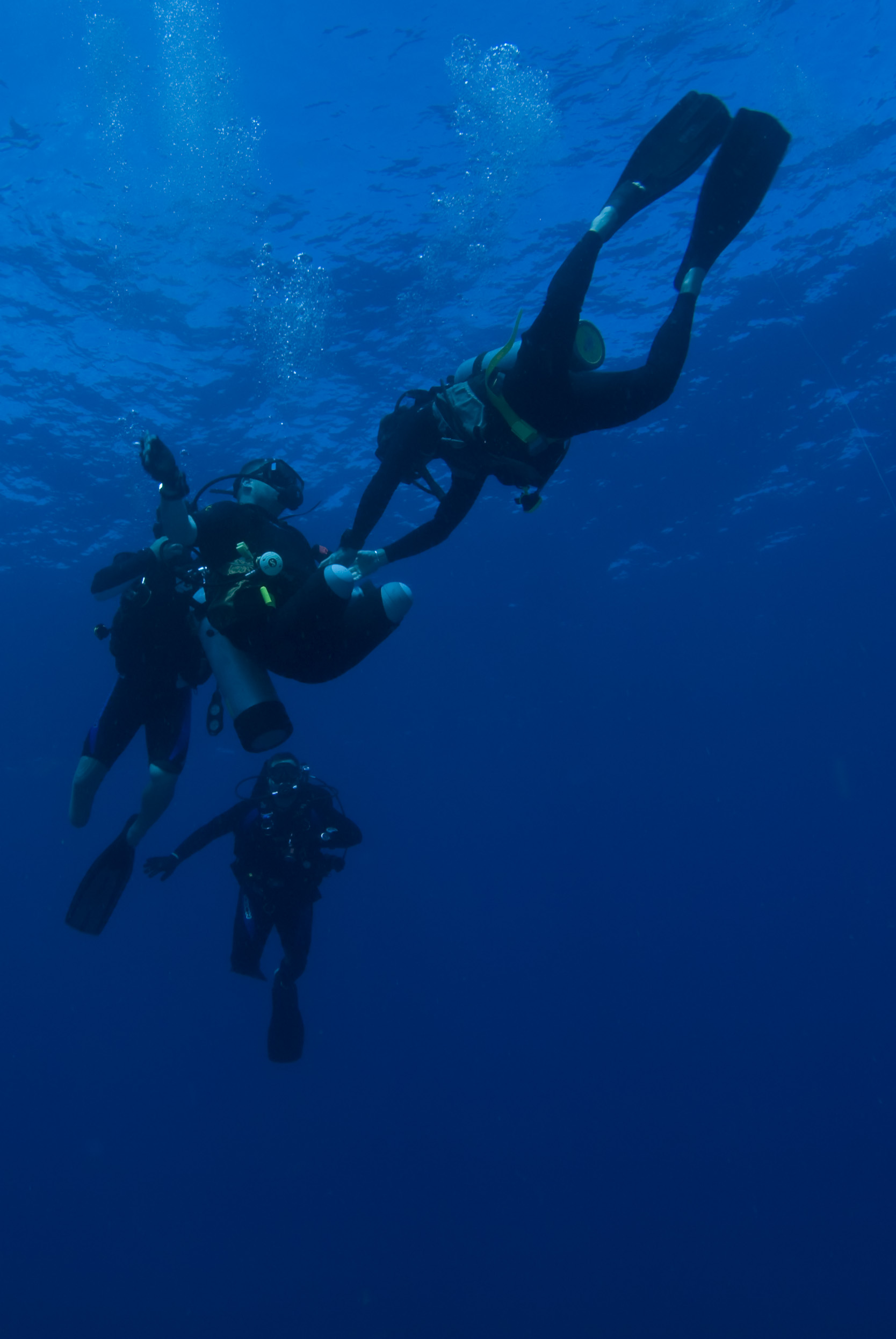 Divers with Instructors