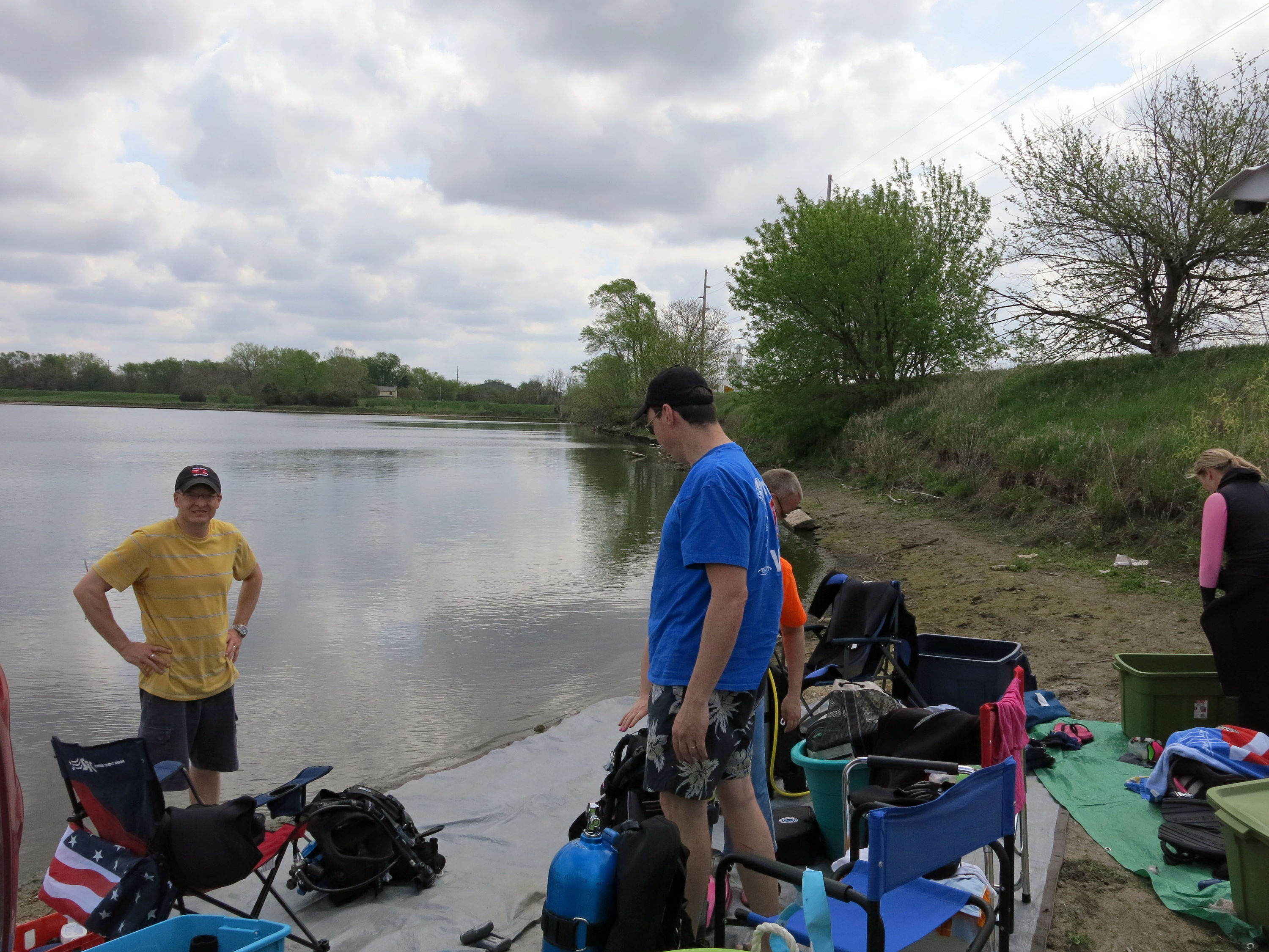 Diving at the Atlantic Quarry in Atlantic, IA