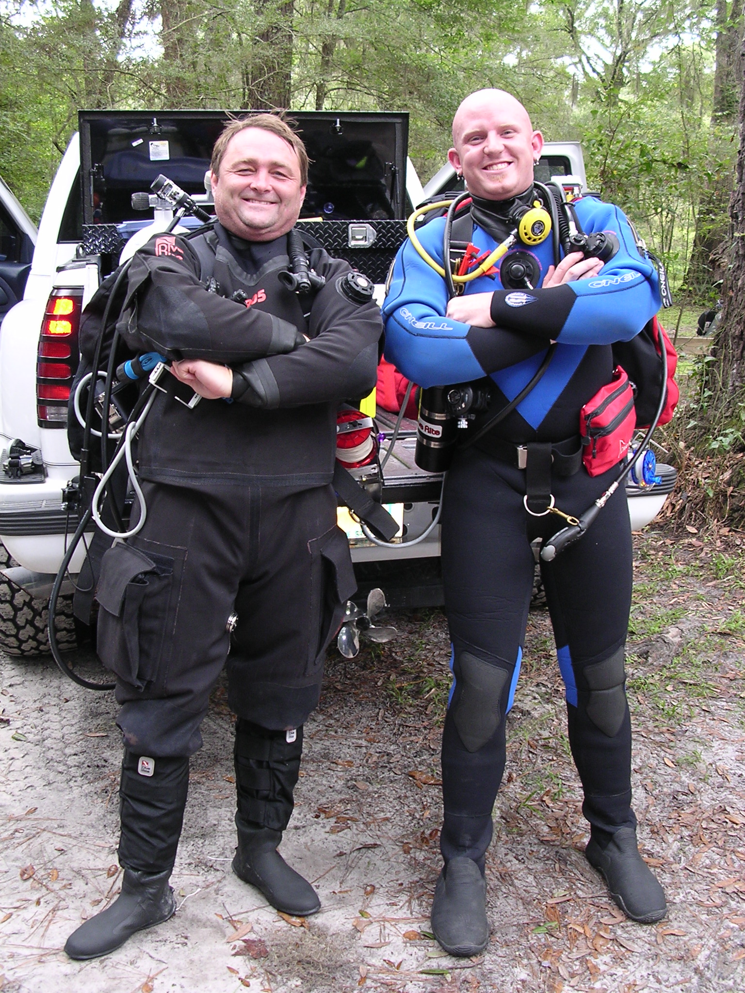 Diving Peacock Springs