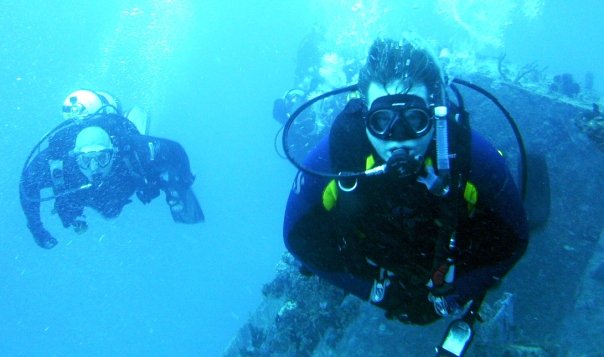 Diving with Nate on the Speigal Grove