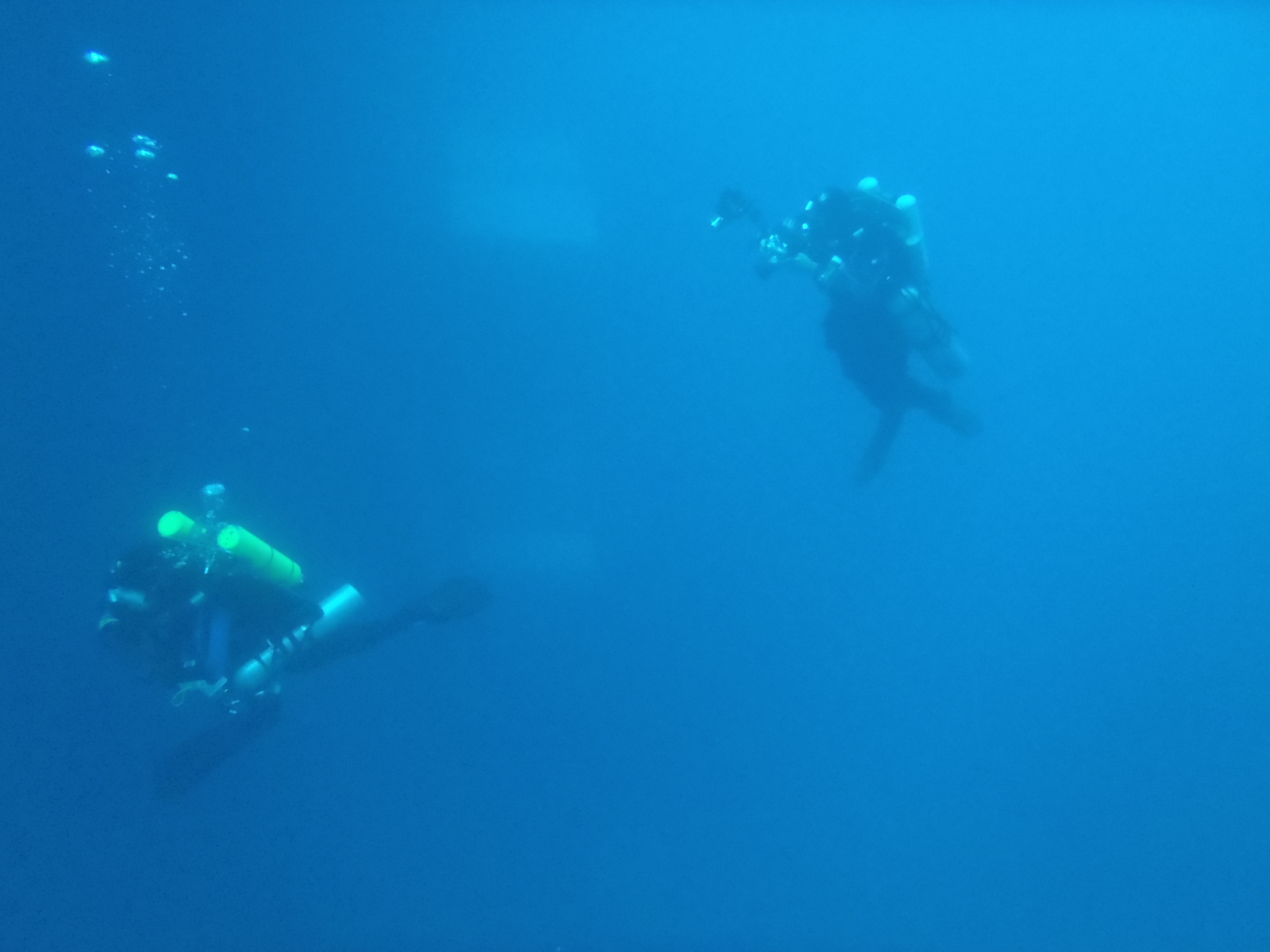 Don taking pictures of Isa: Open Water portion