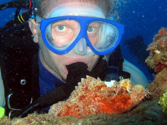 Eric with Scorpionfish