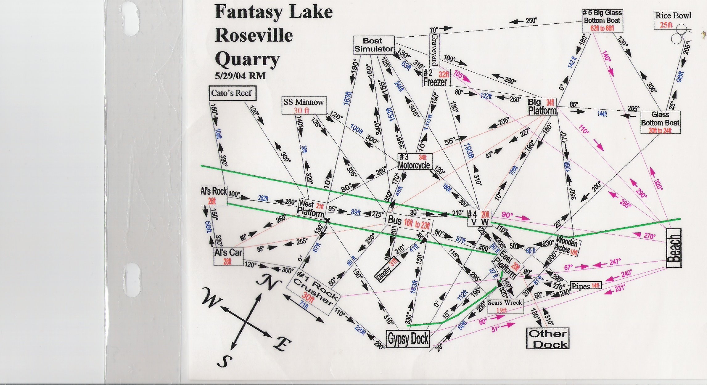 Fantasy Lake Quarry Map