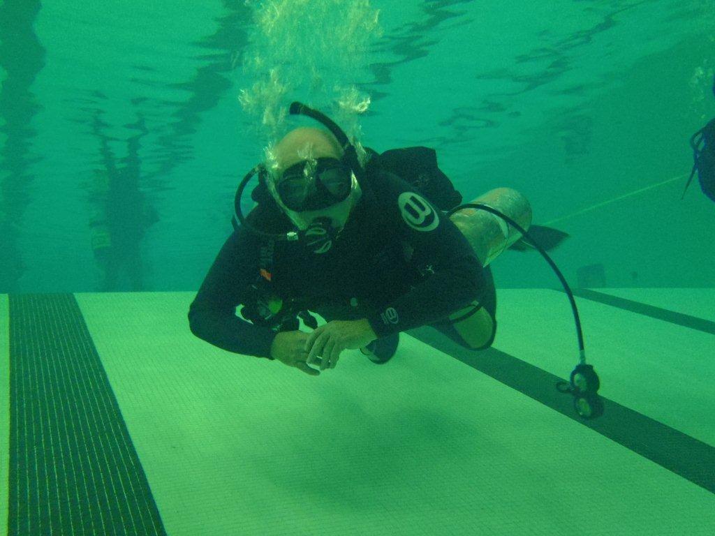 first ever sidemount in the pool