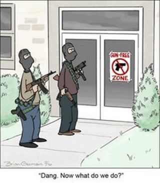 guns-sociopath-gun-free-zone-poster