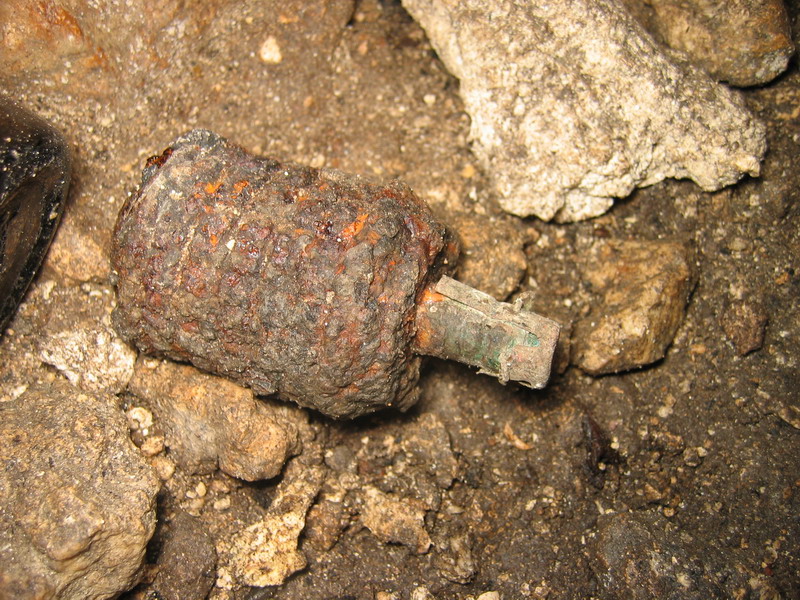 Hand Grenade - WWII Japanese Cave