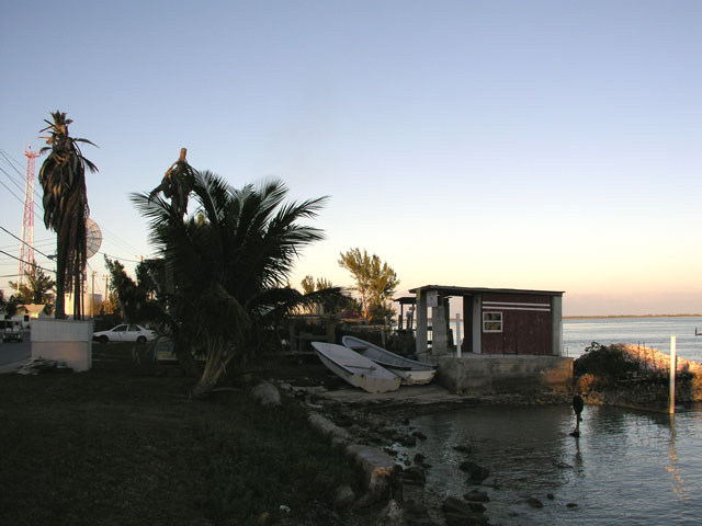 Hut and Boats