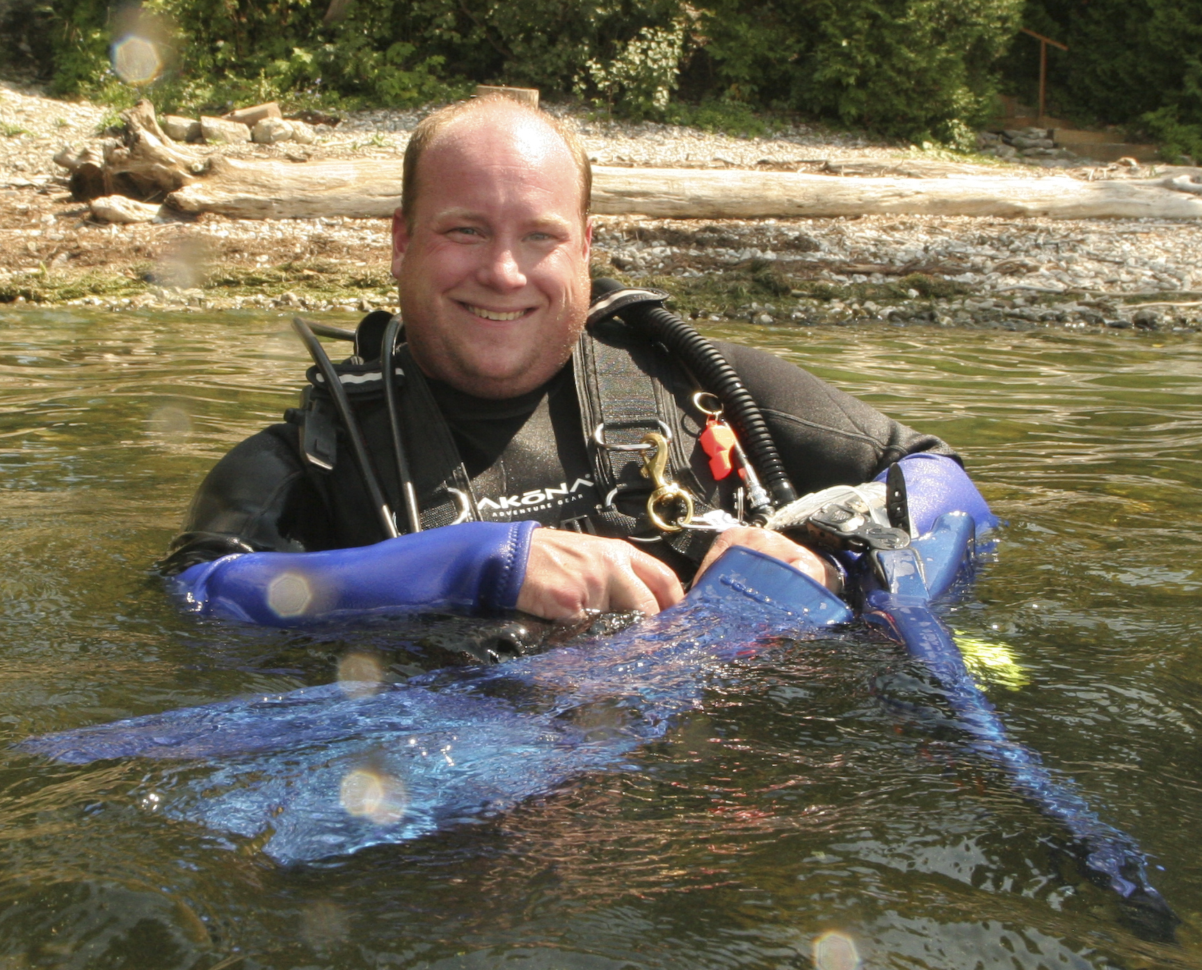 Iâ€™m just happy to be in the water