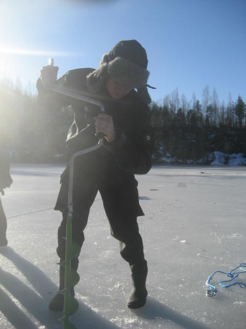 Ice diving in Sweden