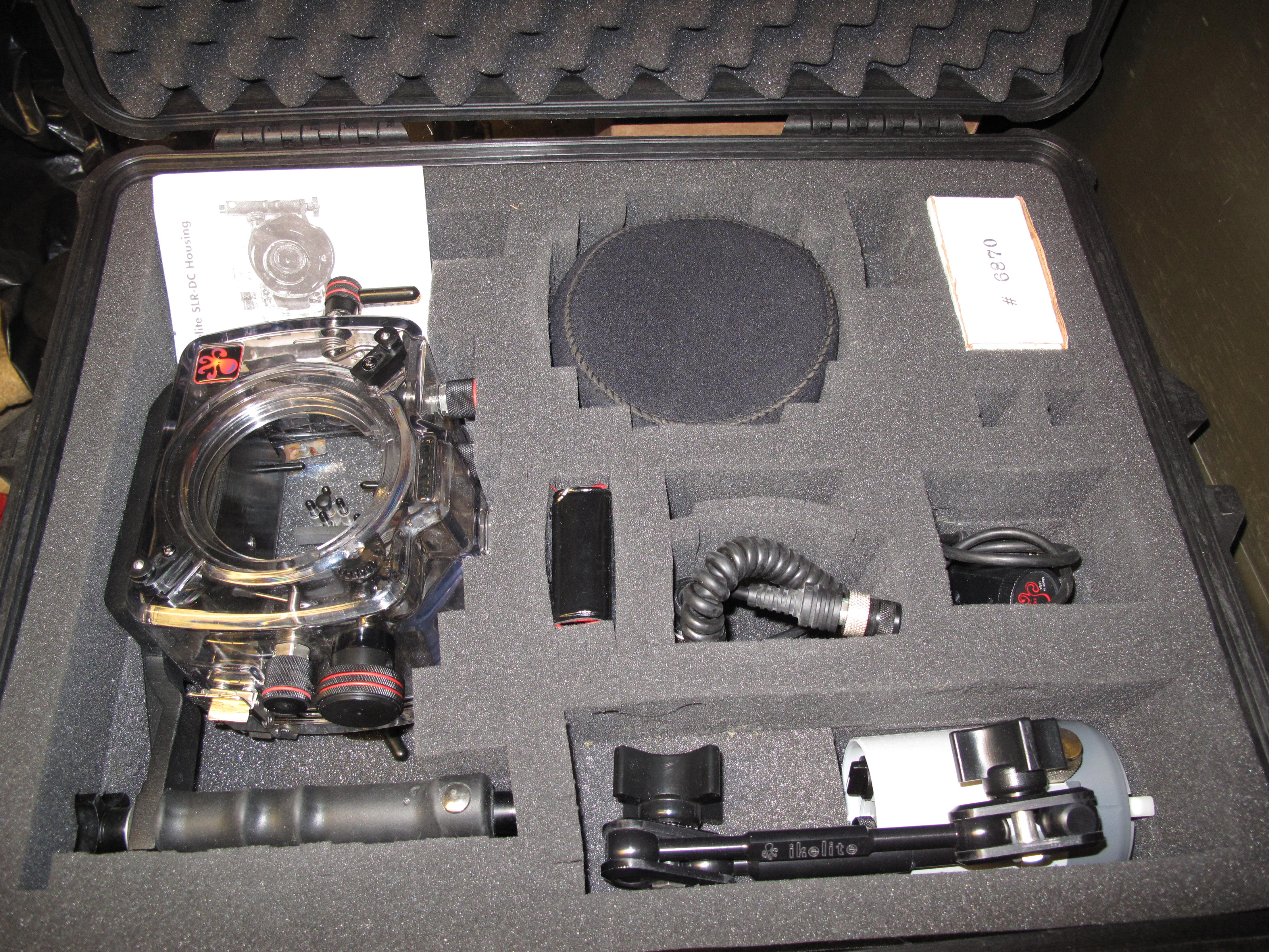 Ikelite Equipment Packed In Case