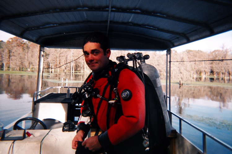 Instructor Nick Leone at Hole in the Wall