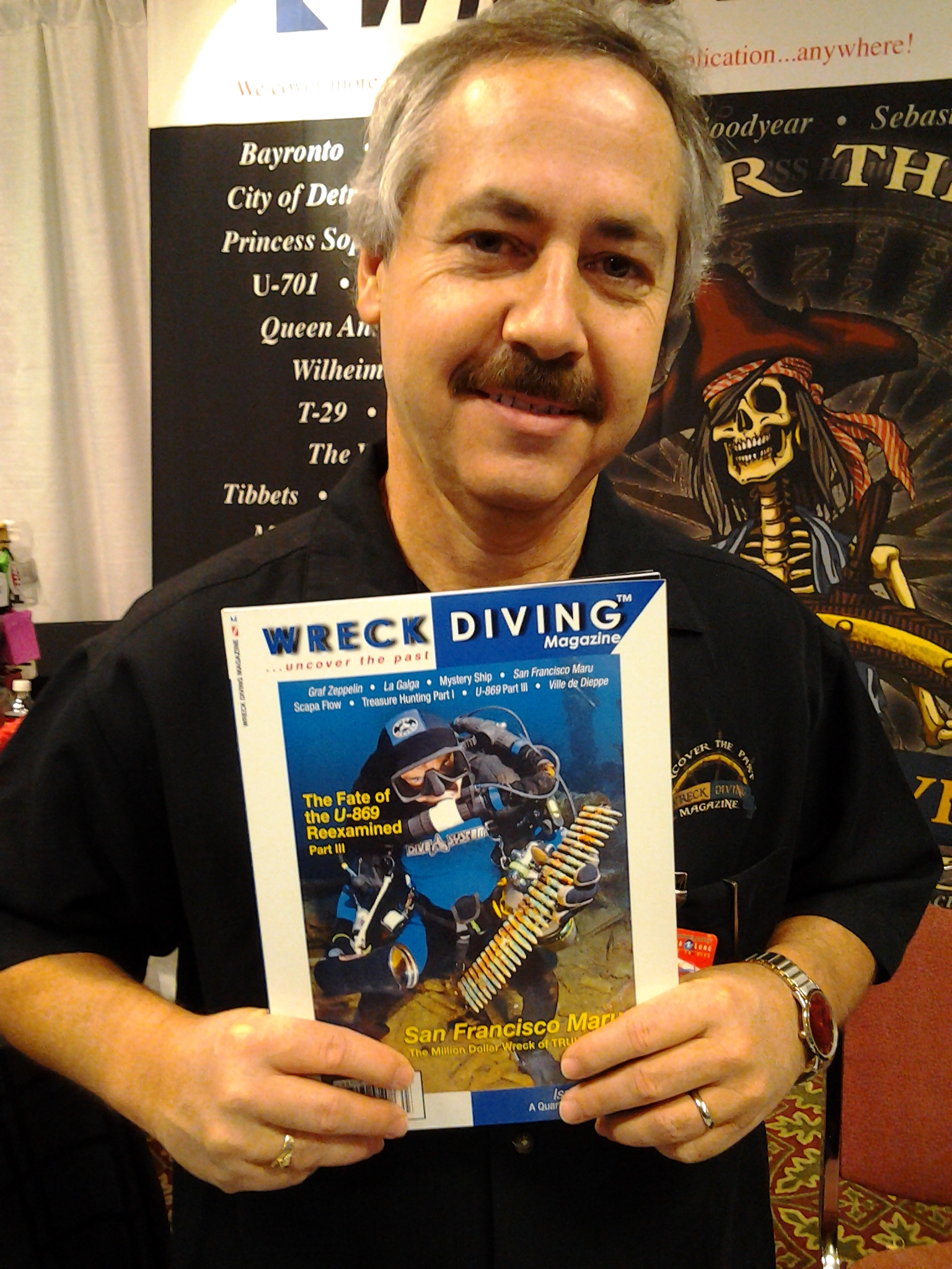 Joe Porter from Wreck Diving Mag @ Baltimore Dive Show
