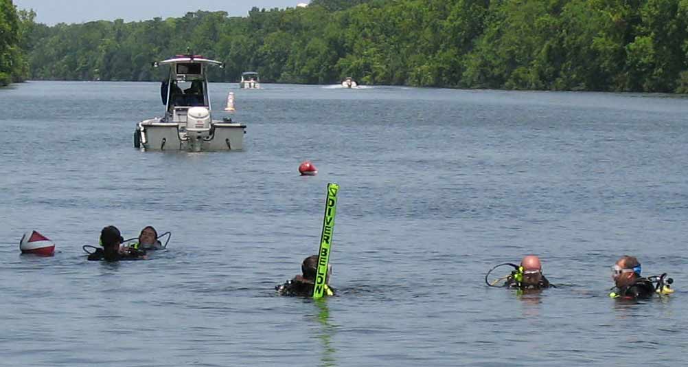 July 20th Rescue Diver Training, Tailrace Canal