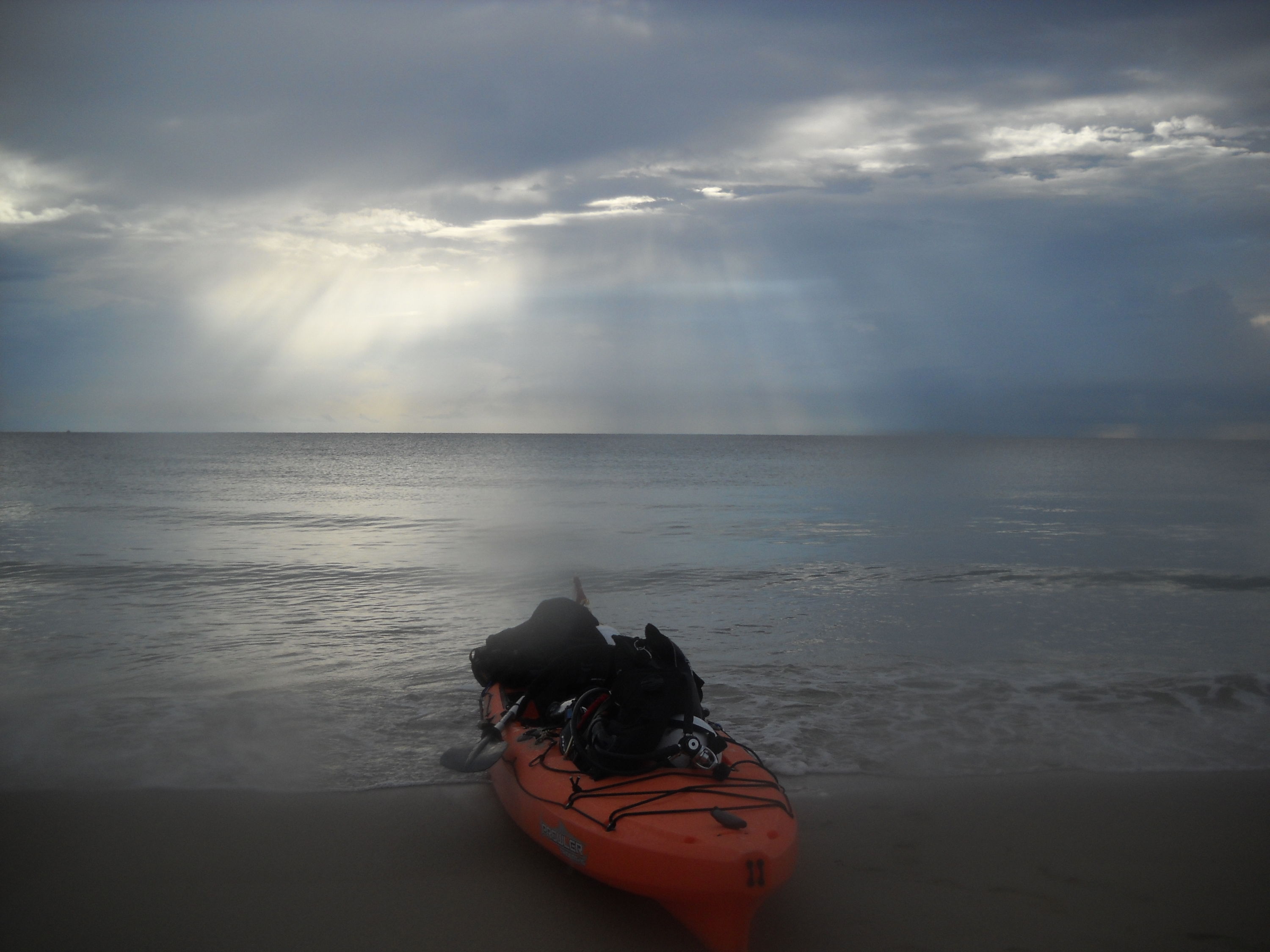 Kayak ready to go