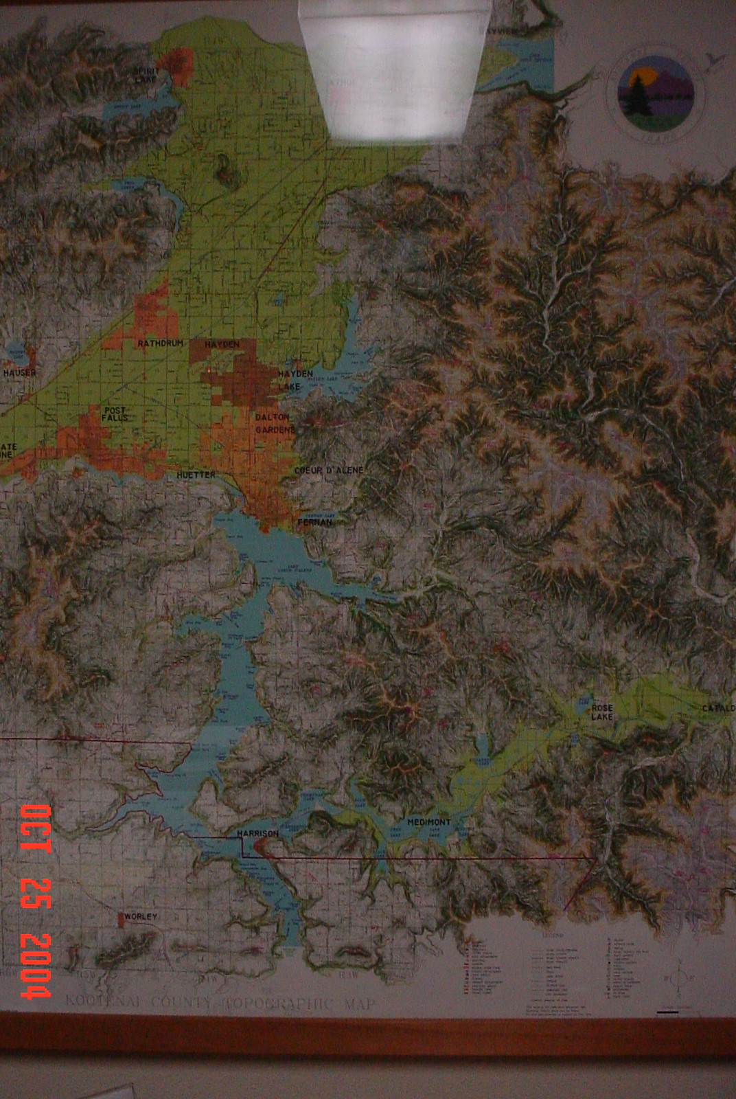 Kootenai County Topo Map