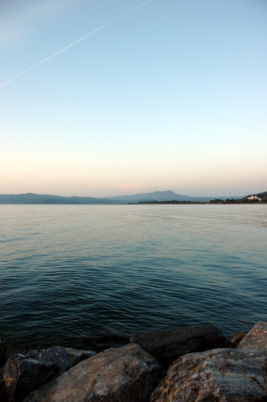 Kusadasi Pamucak beach sunset