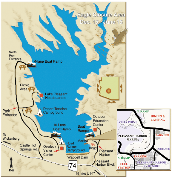lakepleasantmap ScubaBoard