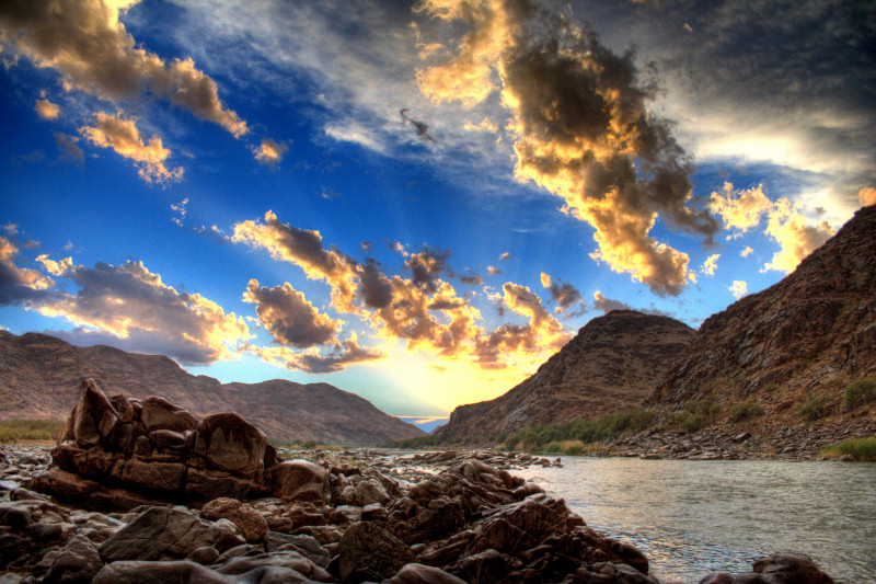 Late Afternoon on the Orange River