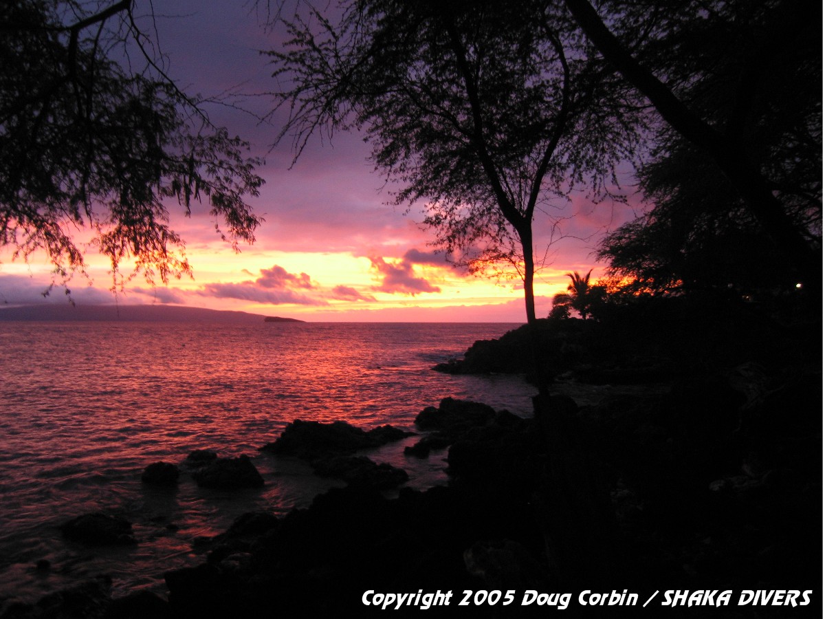 Late Sunset at Makena Landing, Maui