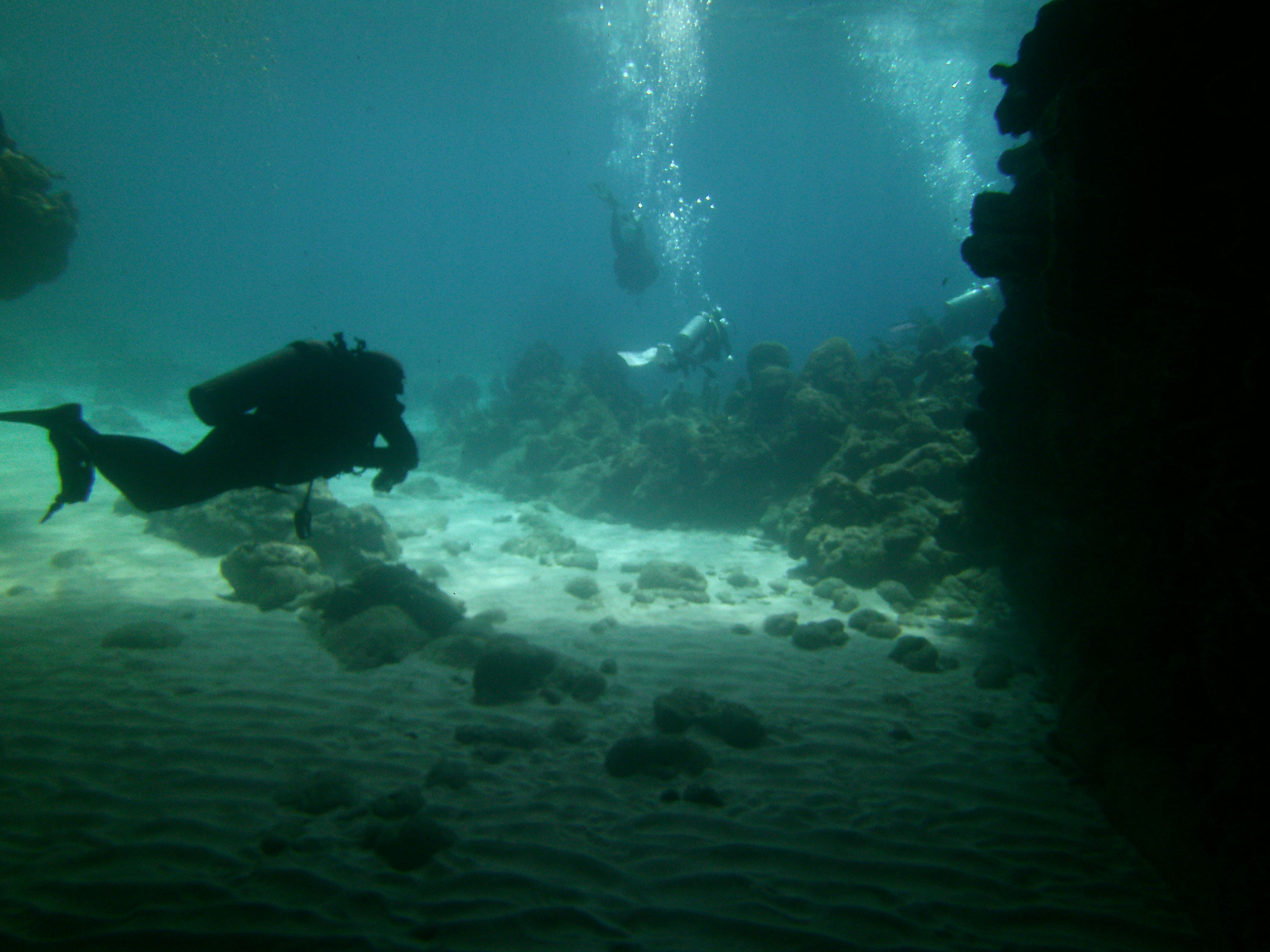 Leaving Blue Cave