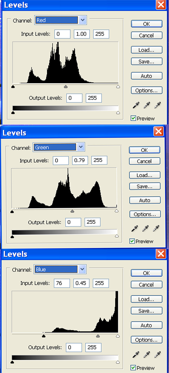 Levels Settings