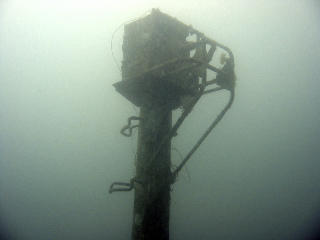 Light mount on HMS Scylla