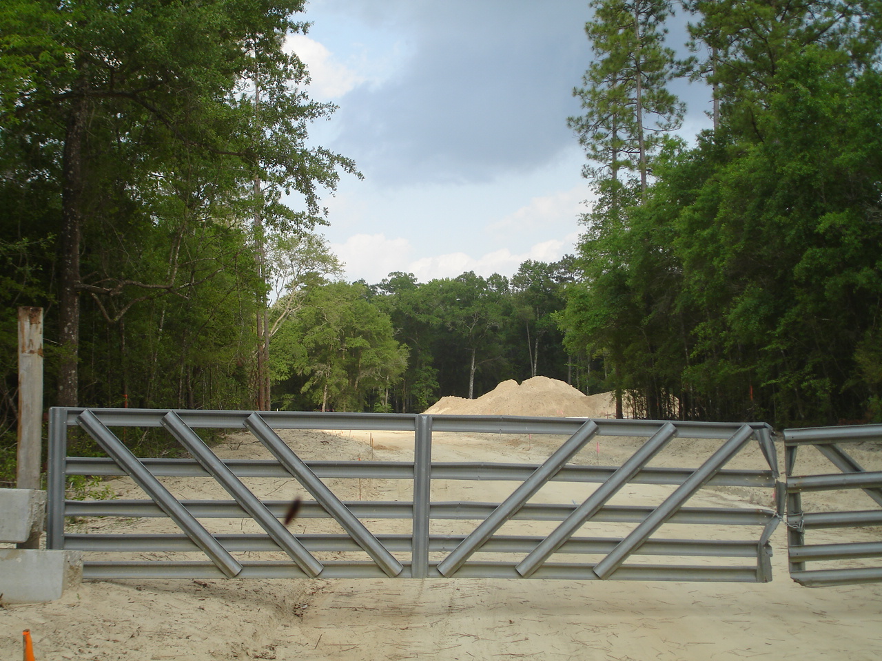 Locked Gate- Site under construction