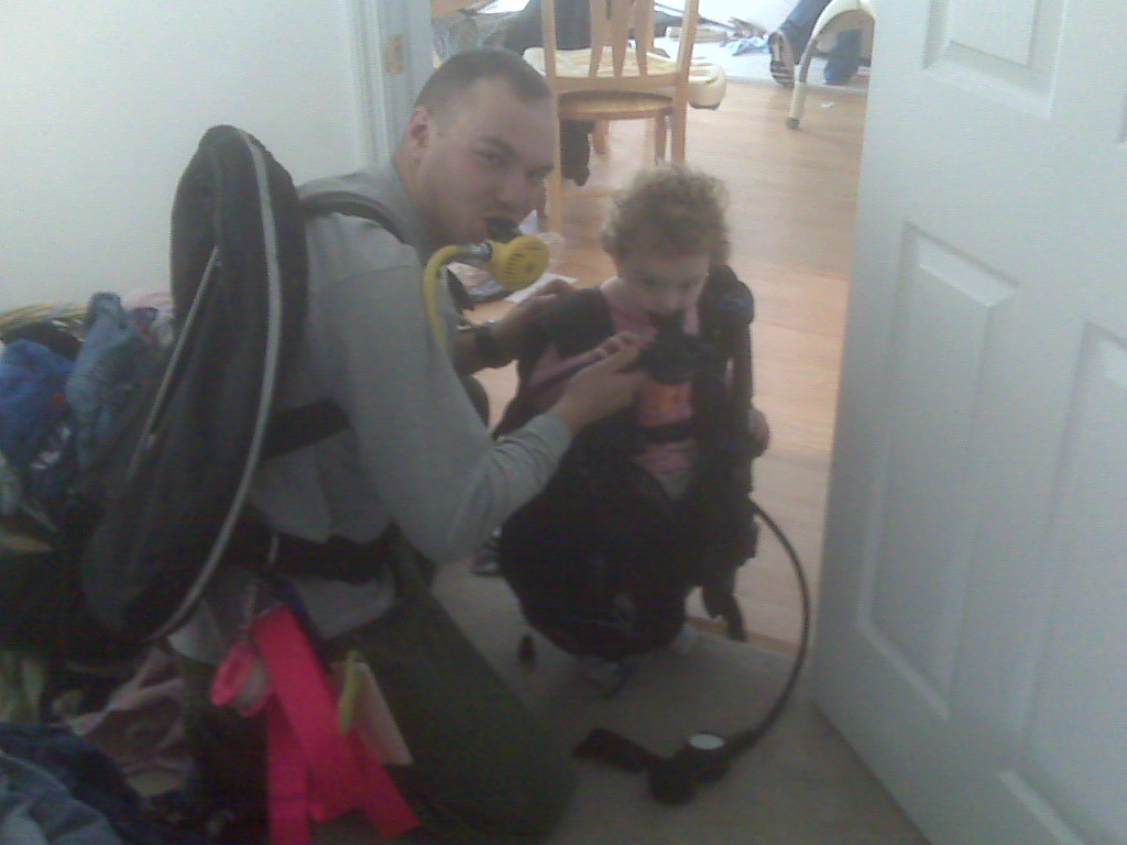 Macenzie the next SCUBA Diver :)