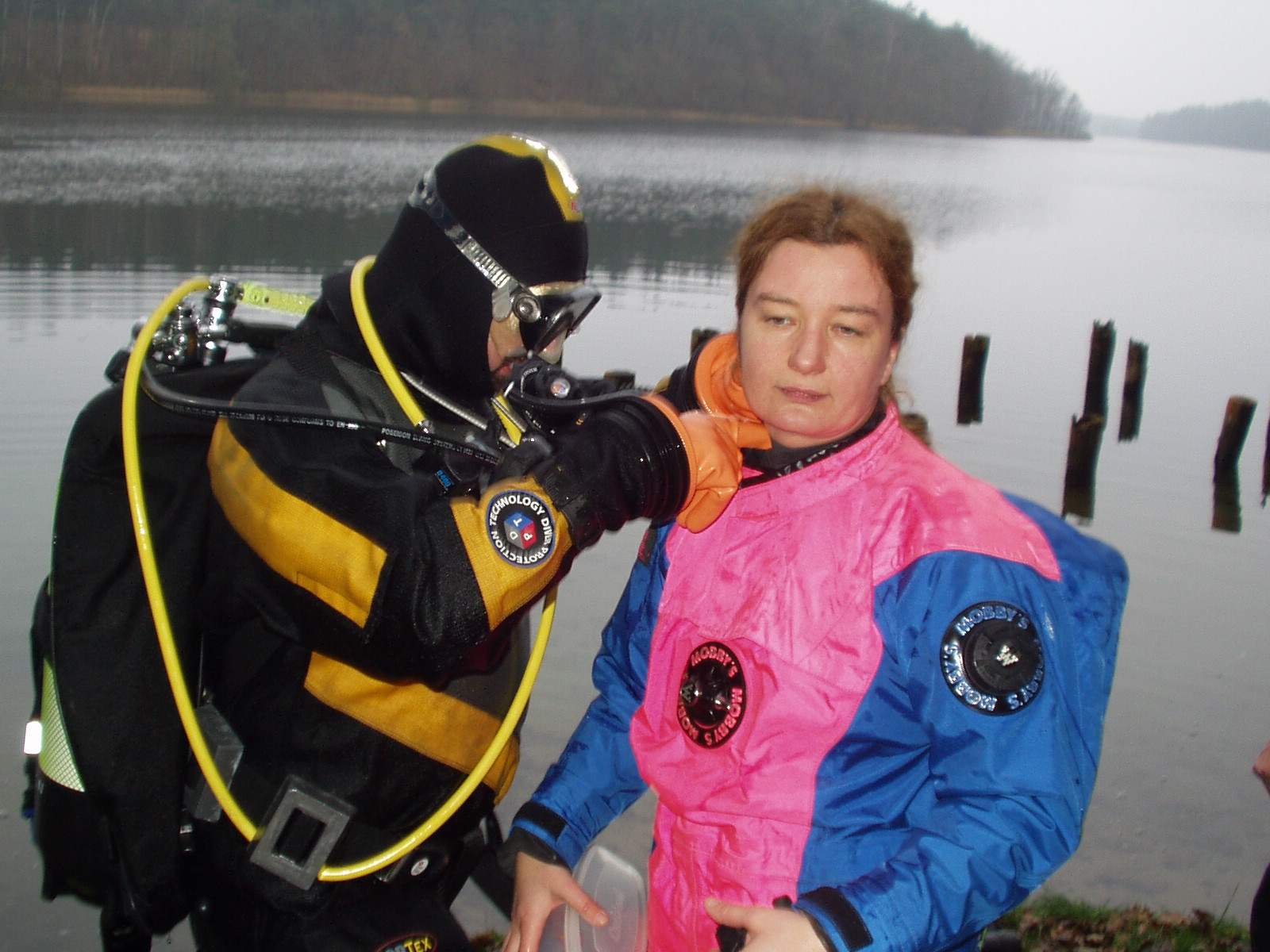 Mania 1st time in a dry suit