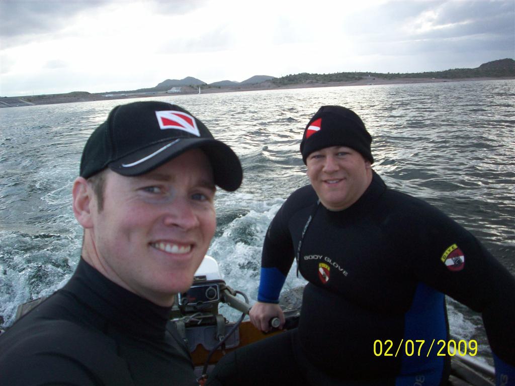 Me and my dive buddy (Chris)