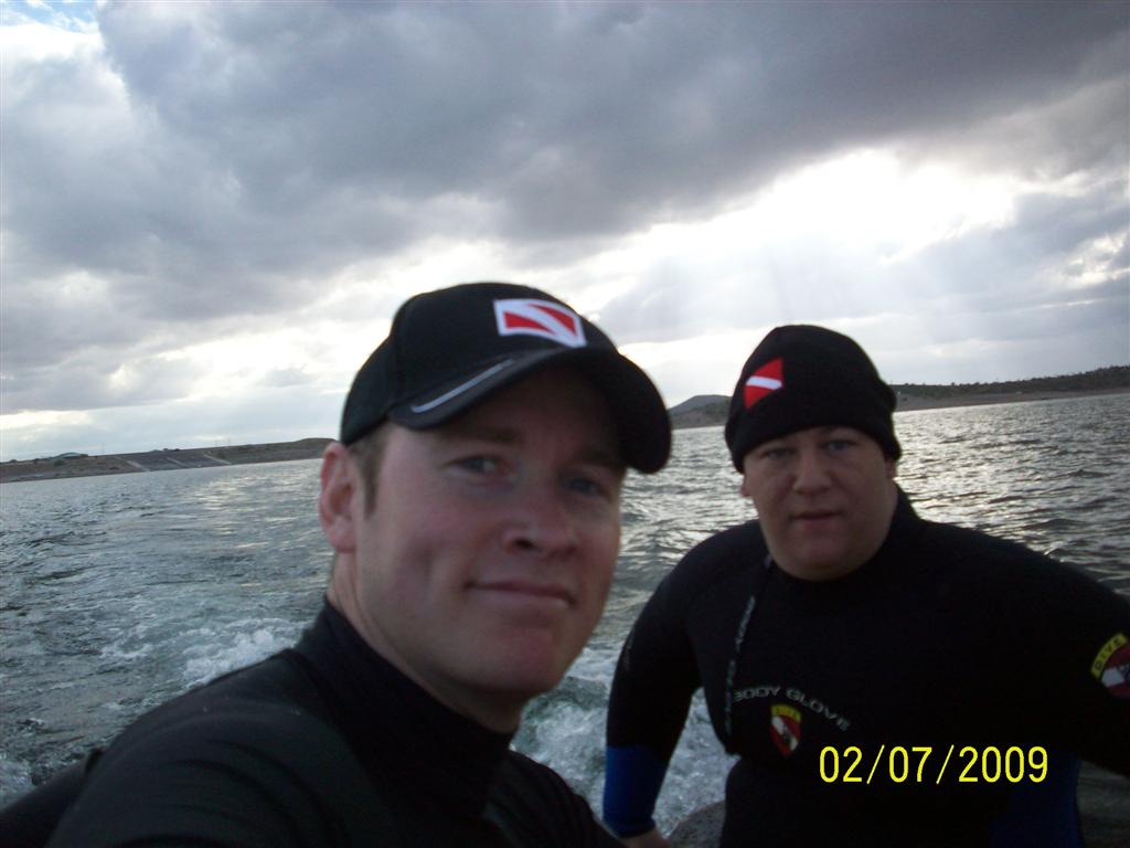 Me and my dive buddy (Chris)