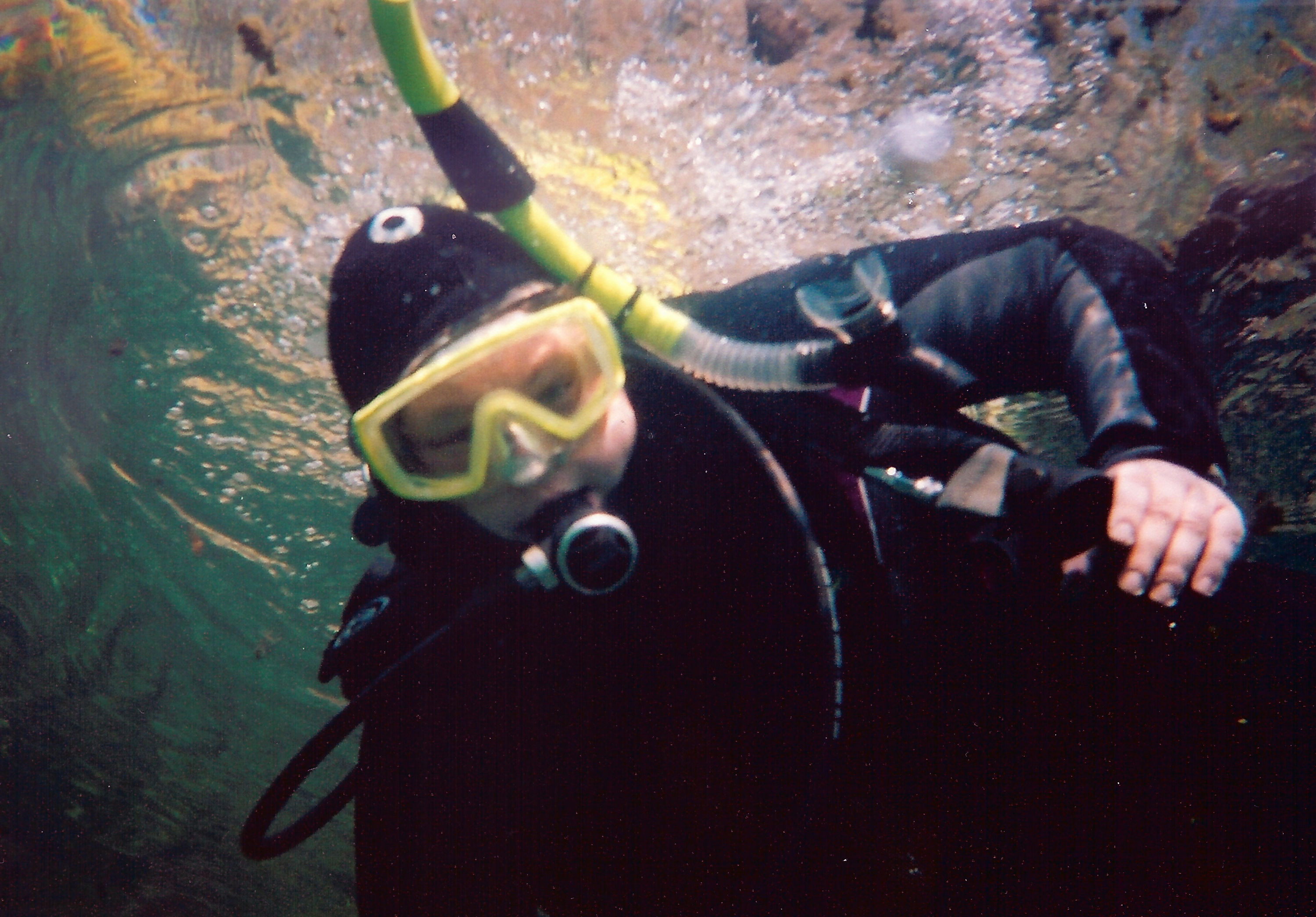 Me diving in Morrison Springs, FL