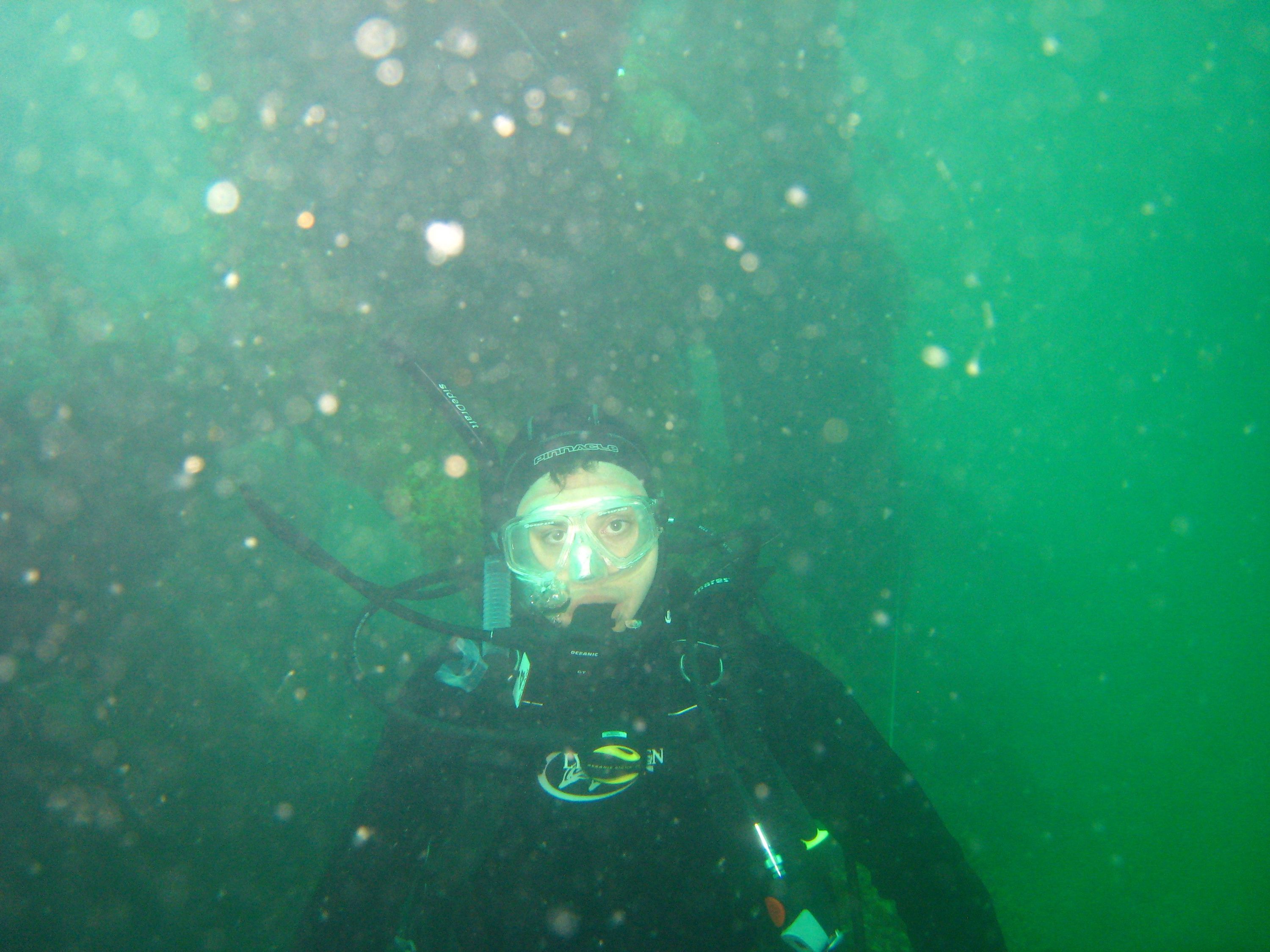 Me on the 1800 line wreck