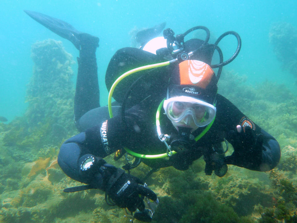 Me on the Dominion wreck