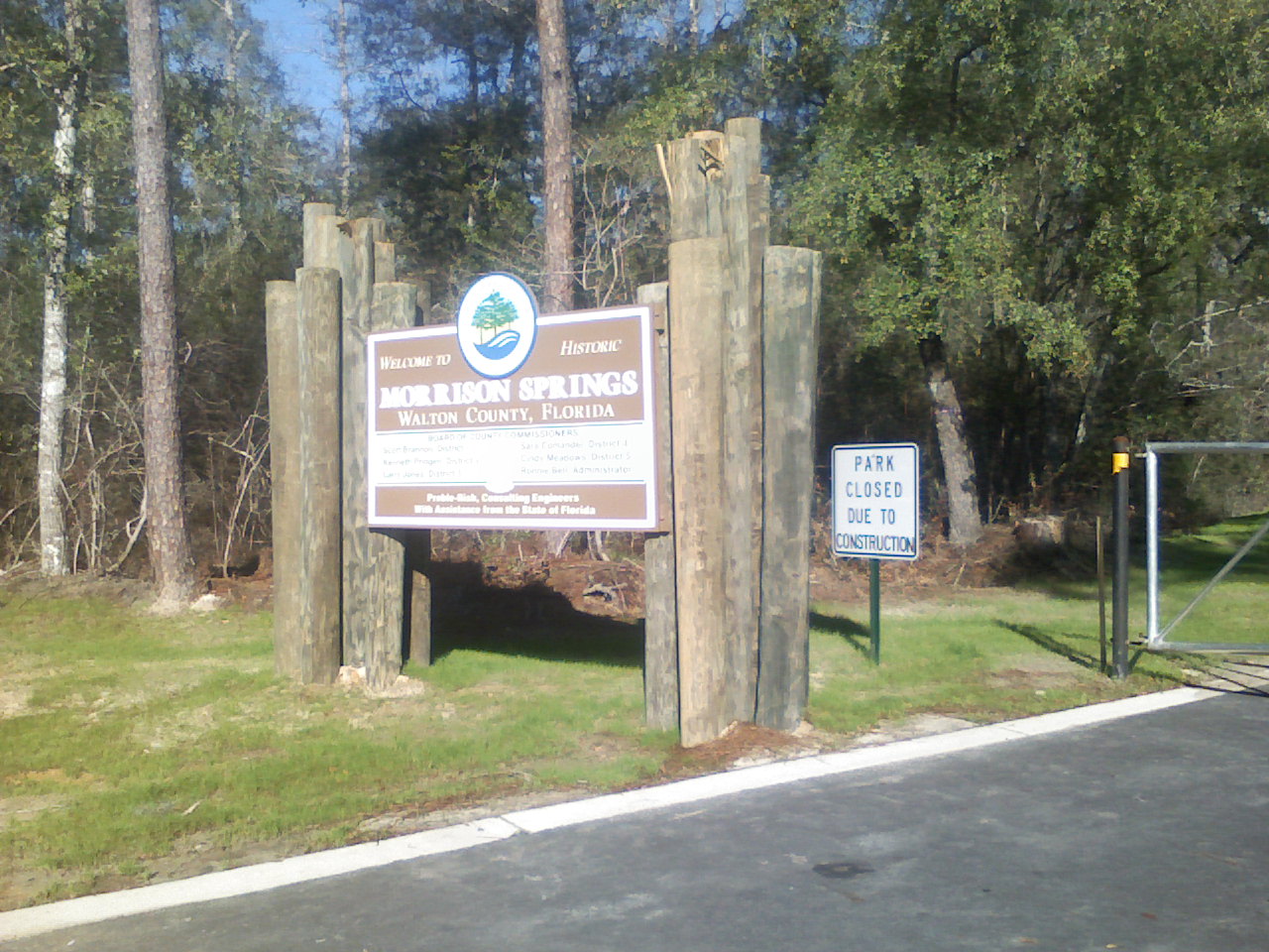 Morrison Springs Front Gate