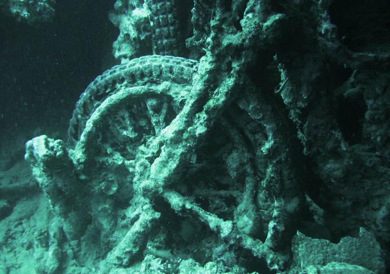 Motorbike at Thistlegorm