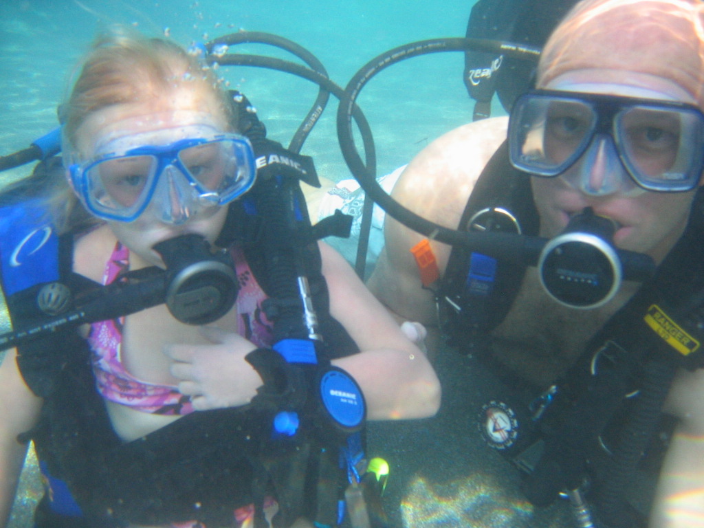 my dive buddy and his daughter