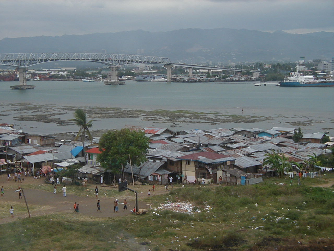 My neighbors in Mactan...Cebu City in back