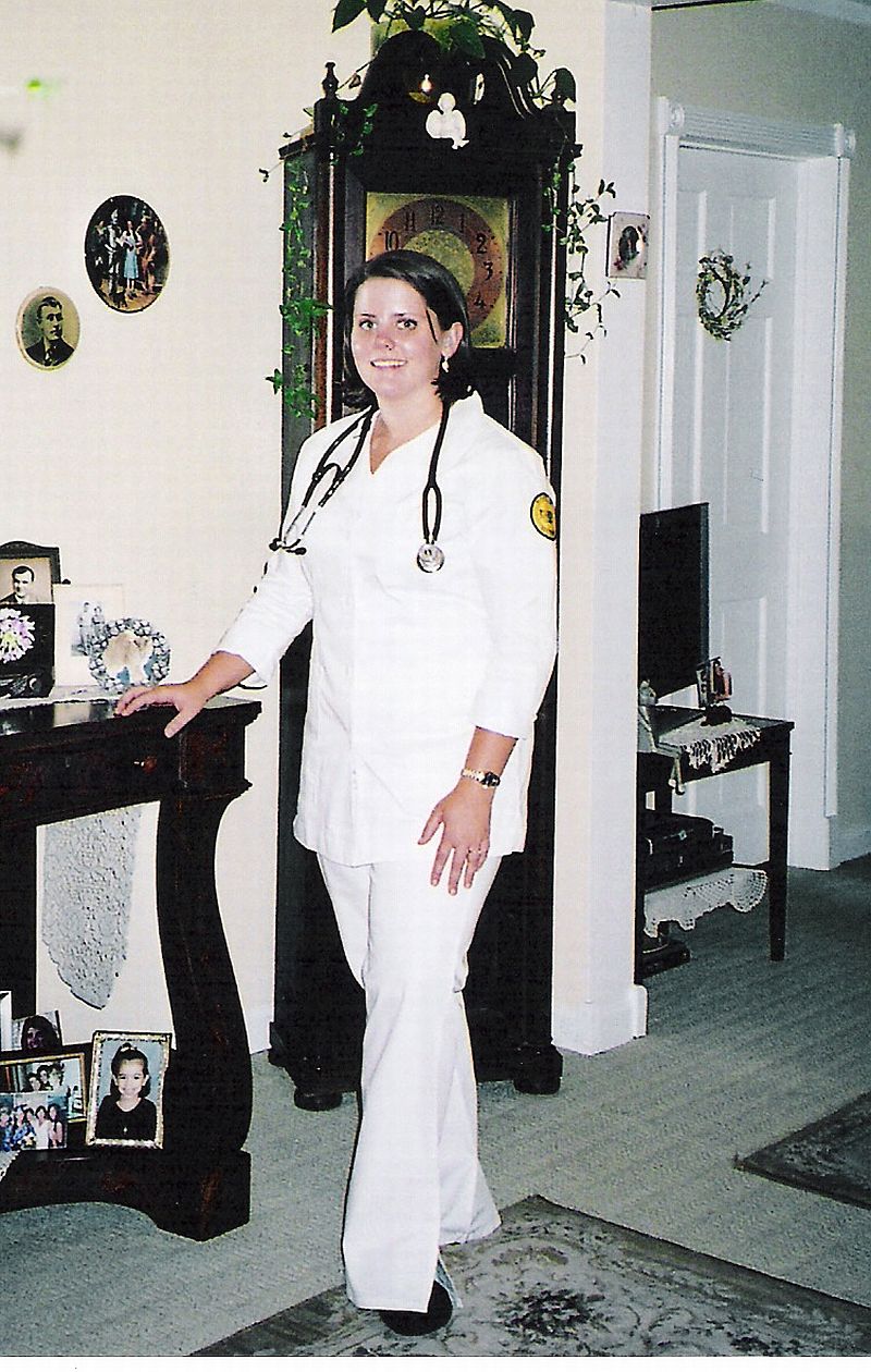 My Nursing school uniform.