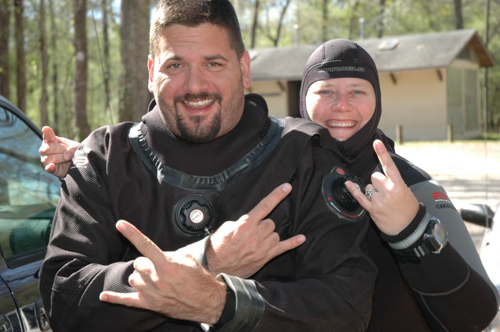 My wife and I listening to some HEAVY METAL at Ginnie