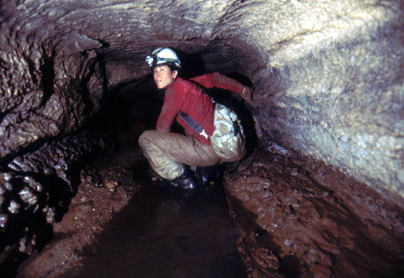 New Mexico stream cave