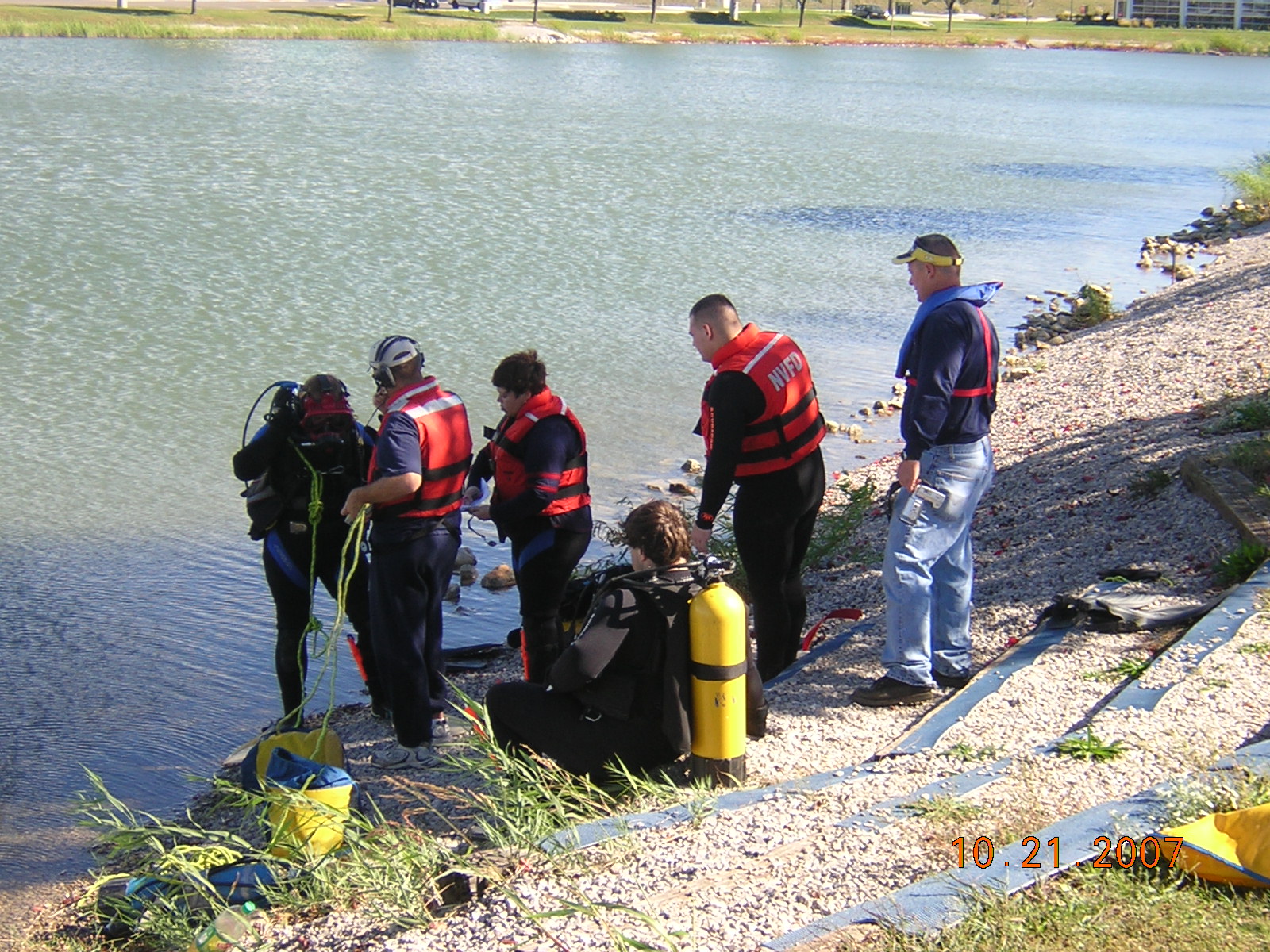 Newburgh Fire Dive training