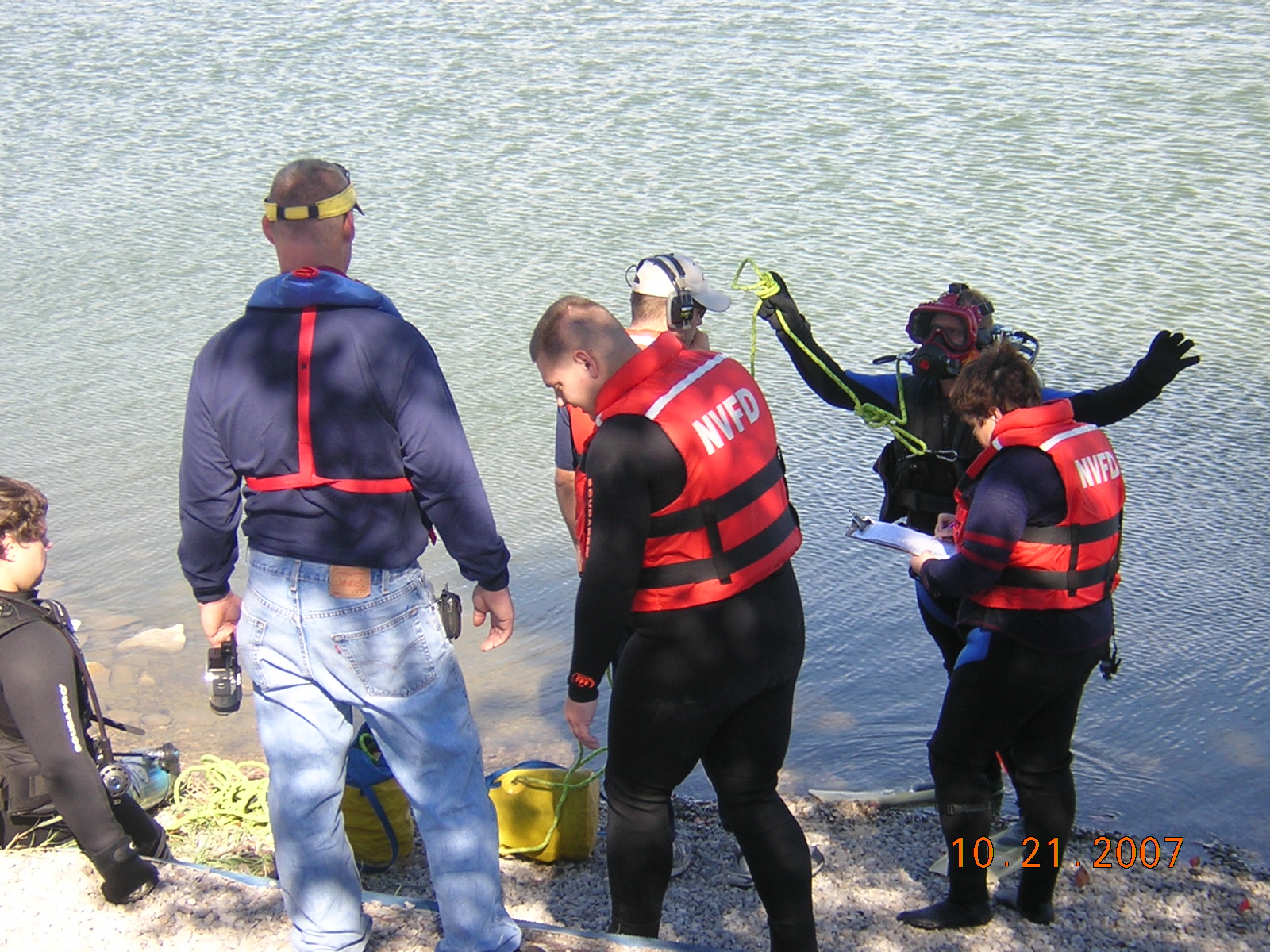 Newburgh Fire Dive training