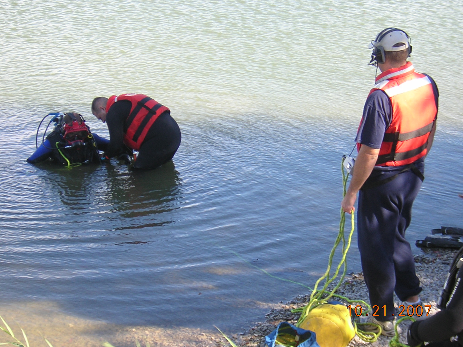 Newburgh Fire Dive training