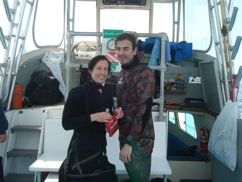 Nicole and Steve March 15 PV Dive