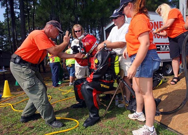 Oconee County SC Dive Team Haz Mat Dive Training