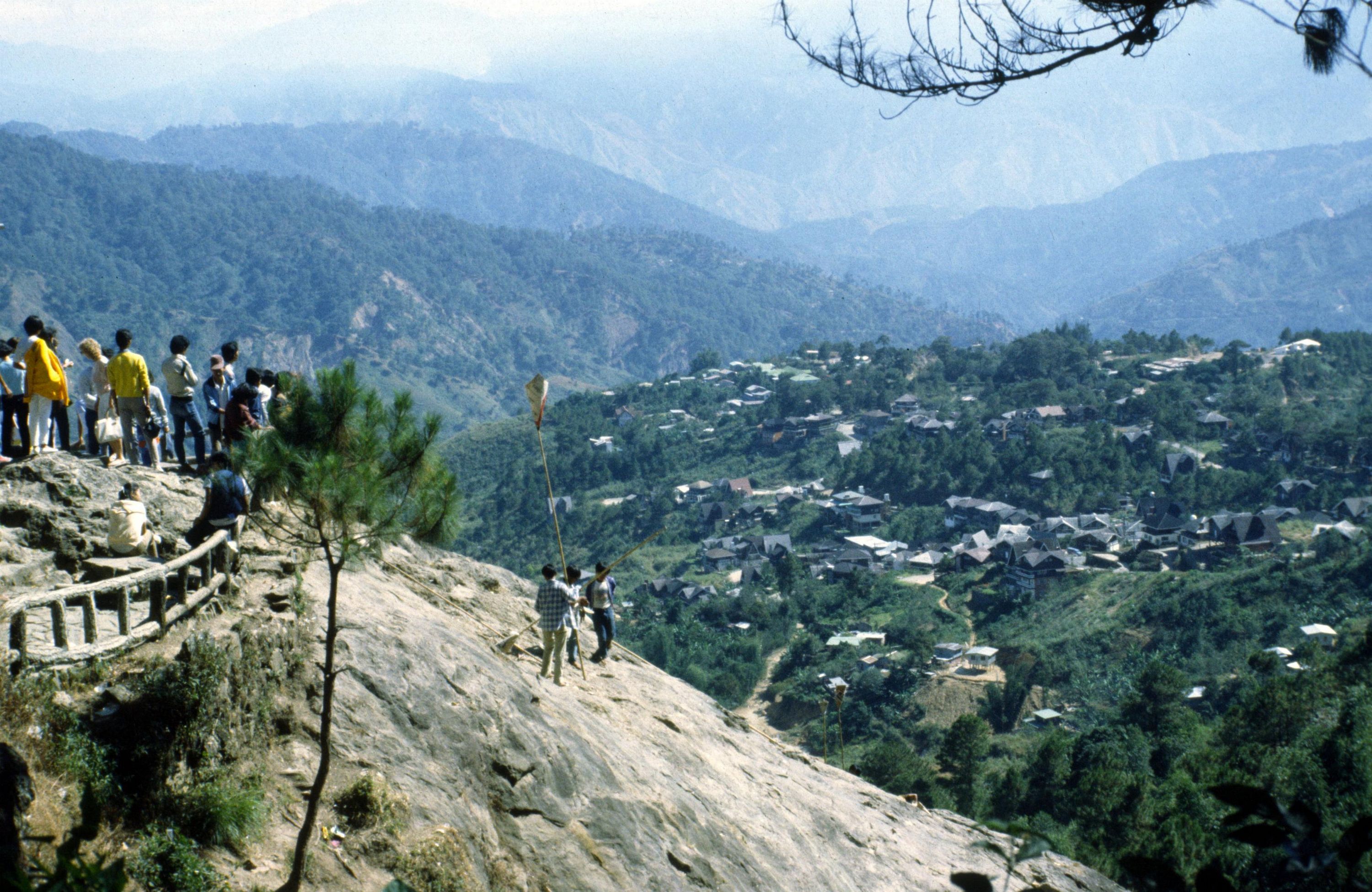 On the road to Baguio City 1984