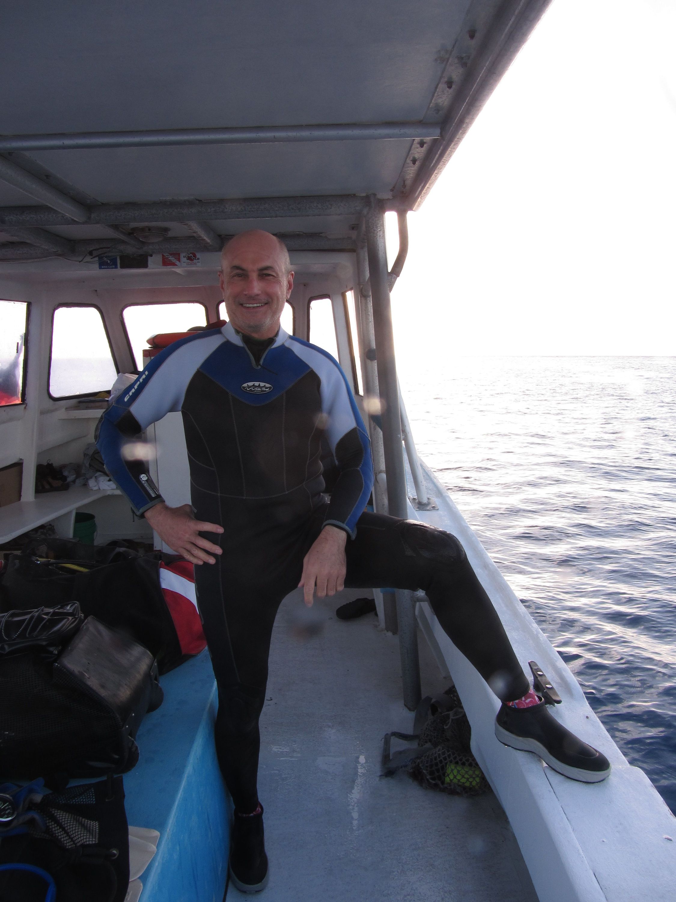 Onboard the Coral Diver (Cozumel 2012)