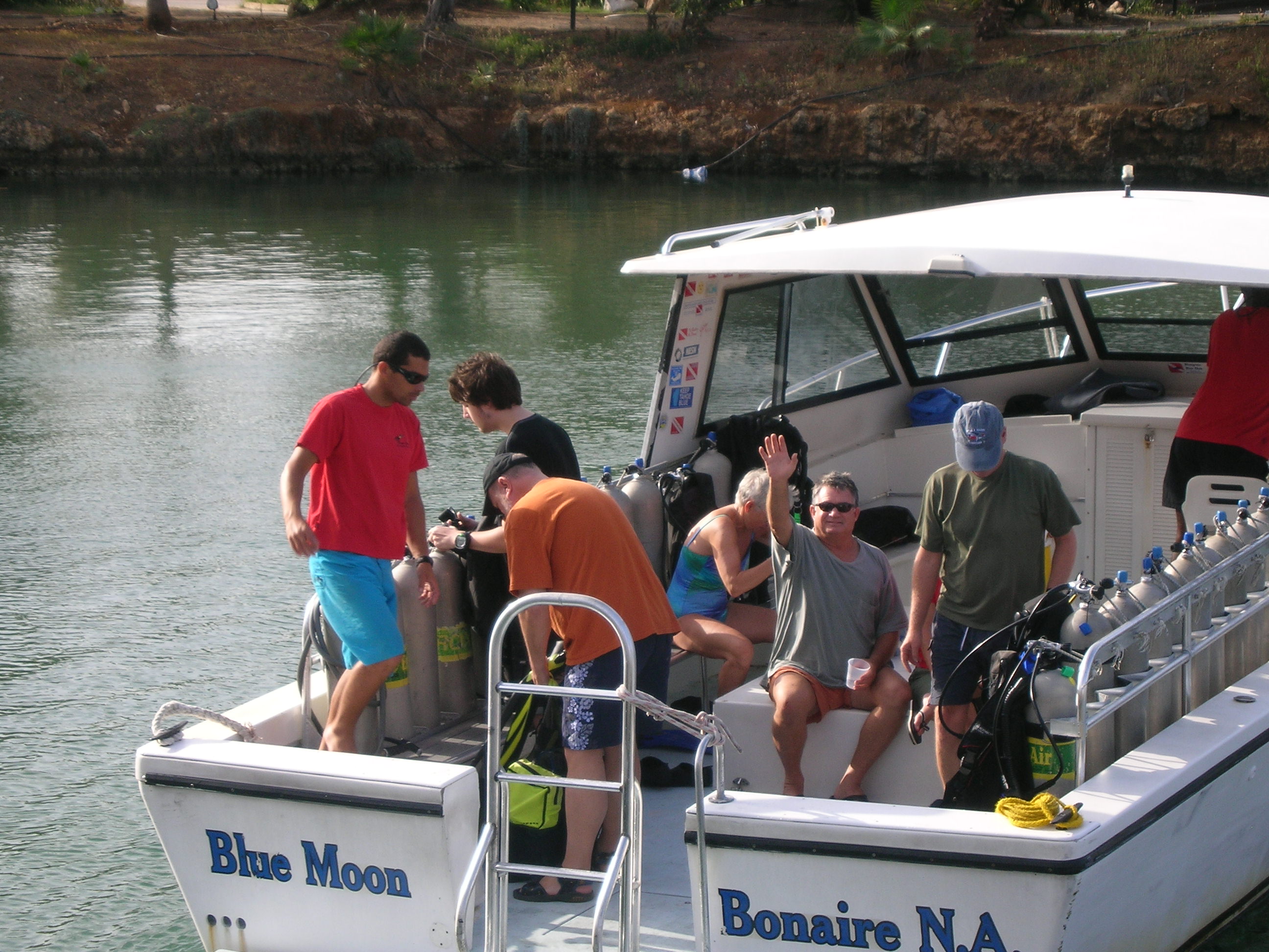 One of Tucan Divers' boats