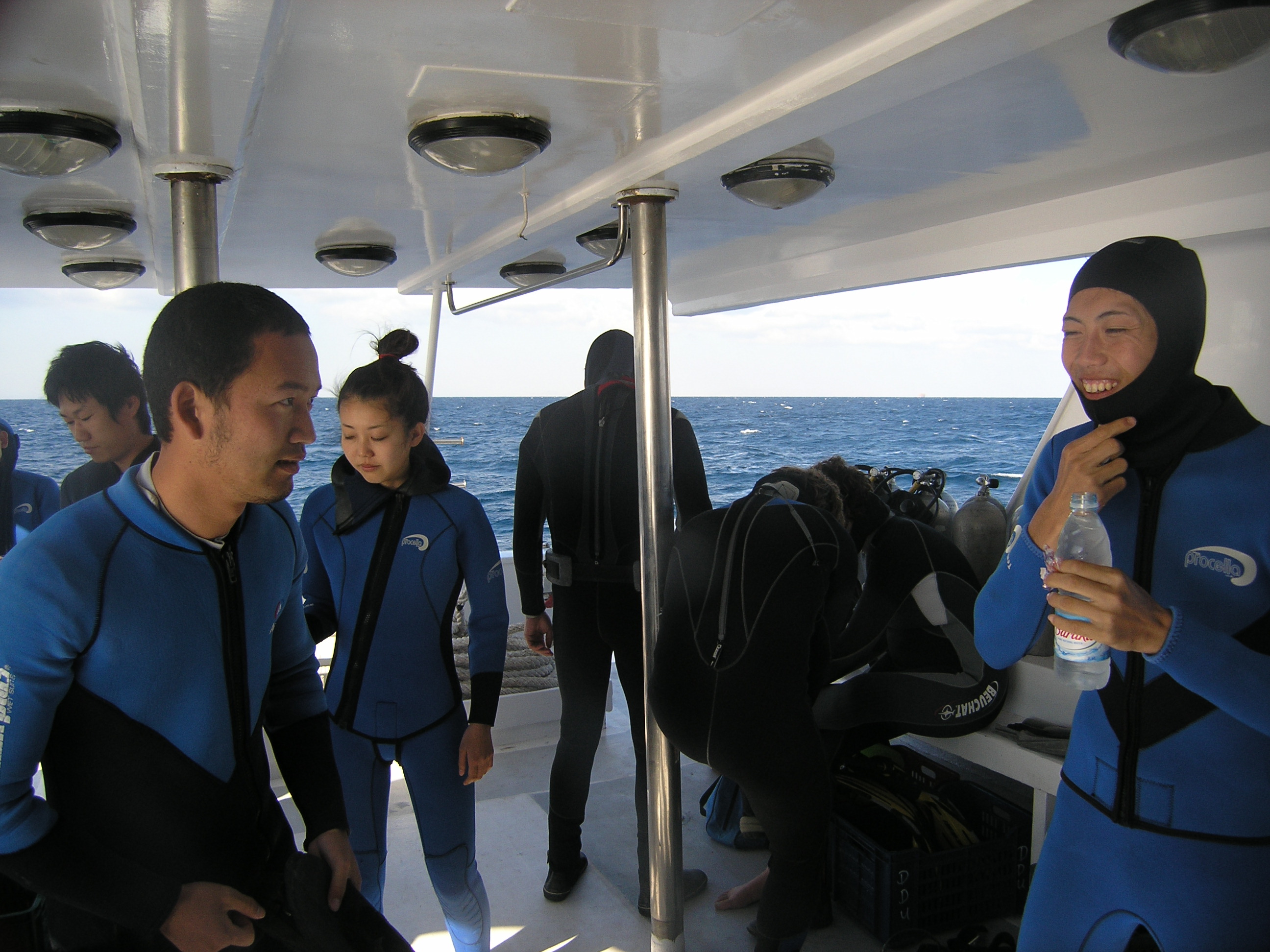 only other group of divers on boat